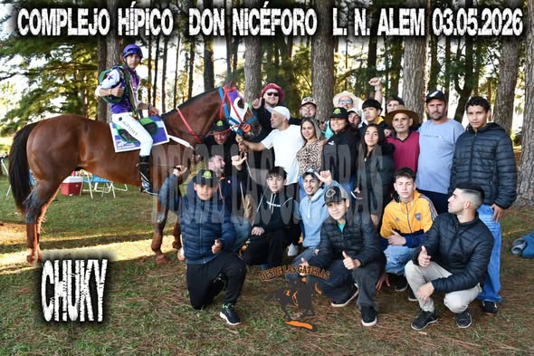 CHUKY – CLASICO. C. H. DON NICÉFORO, LEANDRO N ALEM, MISIONES. 03.05.2026