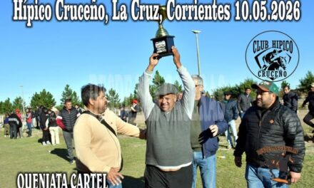 QUENIATA CARTEL – POLLA POTRILLOS C. H. CRUCEÑO, LA CRUZ, CORRIENTES 10.05.2026