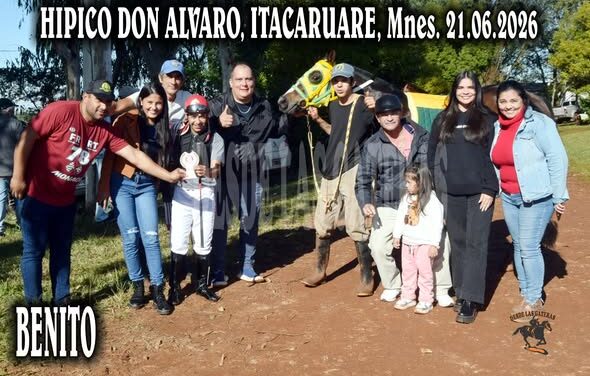BENITO – CLASICO – HIPICO DON ALVARO, ITACARUARE21.06.2026