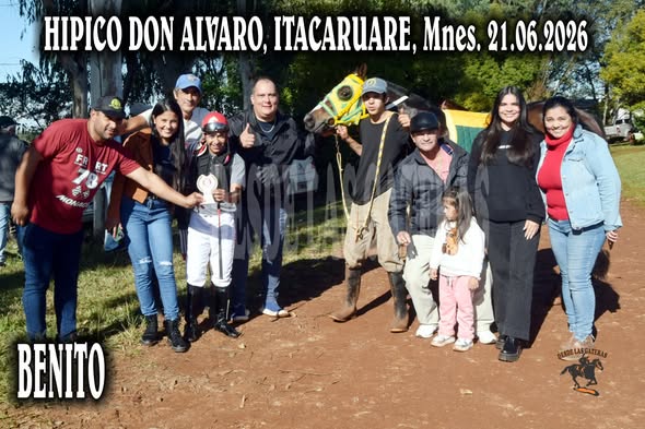 BENITO – CLASICO – HIPICO DON ALVARO, ITACARUARE21.06.2026