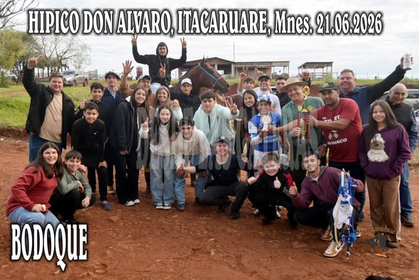 BODOQUE – CLASICO HIPICO DON ALVARO, ITACARUARE 21.06.2026