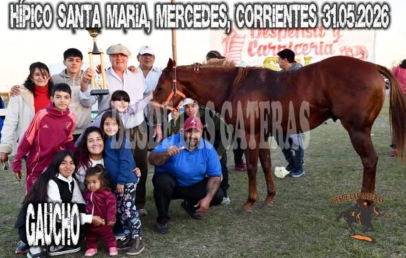 EL GAUCHO – CLASICO – HIPICO SANTA MARIA, MERCEDES, CORRIENTES 31.05.2026