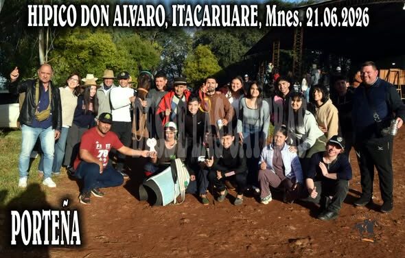 PORTEÑA – HIPICO DON ALVARO, ITACARUARE, MISIONES.21.06.2026