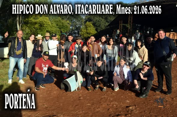 PORTEÑA – HIPICO DON ALVARO, ITACARUARE, MISIONES.21.06.2026