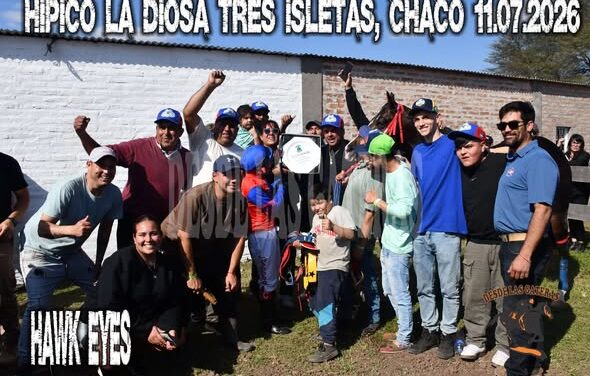 HAWK EYES – 3RA SERIE POLLA POTRILLOS CFS, HIPICO LA DIOSA, TRES ISLETAS CHACO 11.07.2026