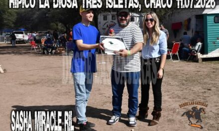 SASHA MIRACLE RIL 2DA SERIE POLLA POTRILLOS CFS, HIPICO LA DIOSA, TRES ISLETAS CHACO 11.07.2026