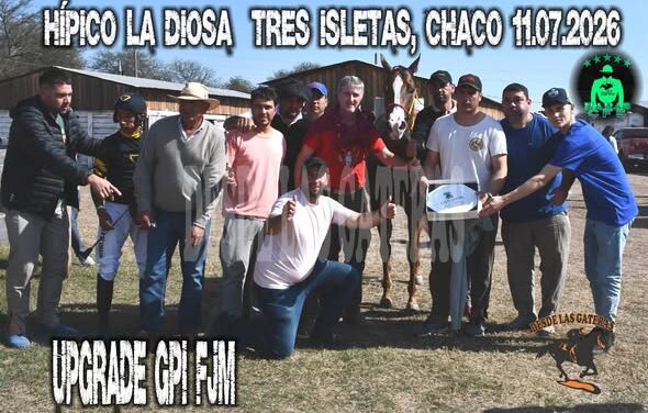 UPGRADE GPI FJM 1RA SERIE POLLA POTRILLOS CFS, HIPICO LA DIOSA, TRES ISLETAS CHACO 11.07.2026