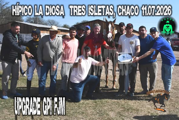 UPGRADE GPI FJM 1RA SERIE POLLA POTRILLOS CFS, HIPICO LA DIOSA, TRES ISLETAS CHACO 11.07.2026