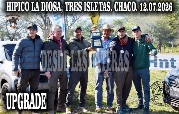 UPGRADE GPI FJM FINAL POLLA POTRILLOS CFS, HIPICO LA DIOSA, TRES ISLETAS CHACO 11.07.2026