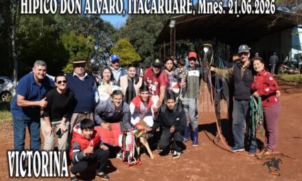 VICTORINA – CLASICO HIPICO DON ALVARO, ITACARUARE, 21.06.2026